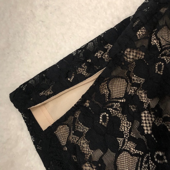 Superdown Mollie Lace Mini Skirt with Side Slit - Picture 6 of 7